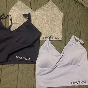 Nautica Bralette Padded Set Sports Bra
